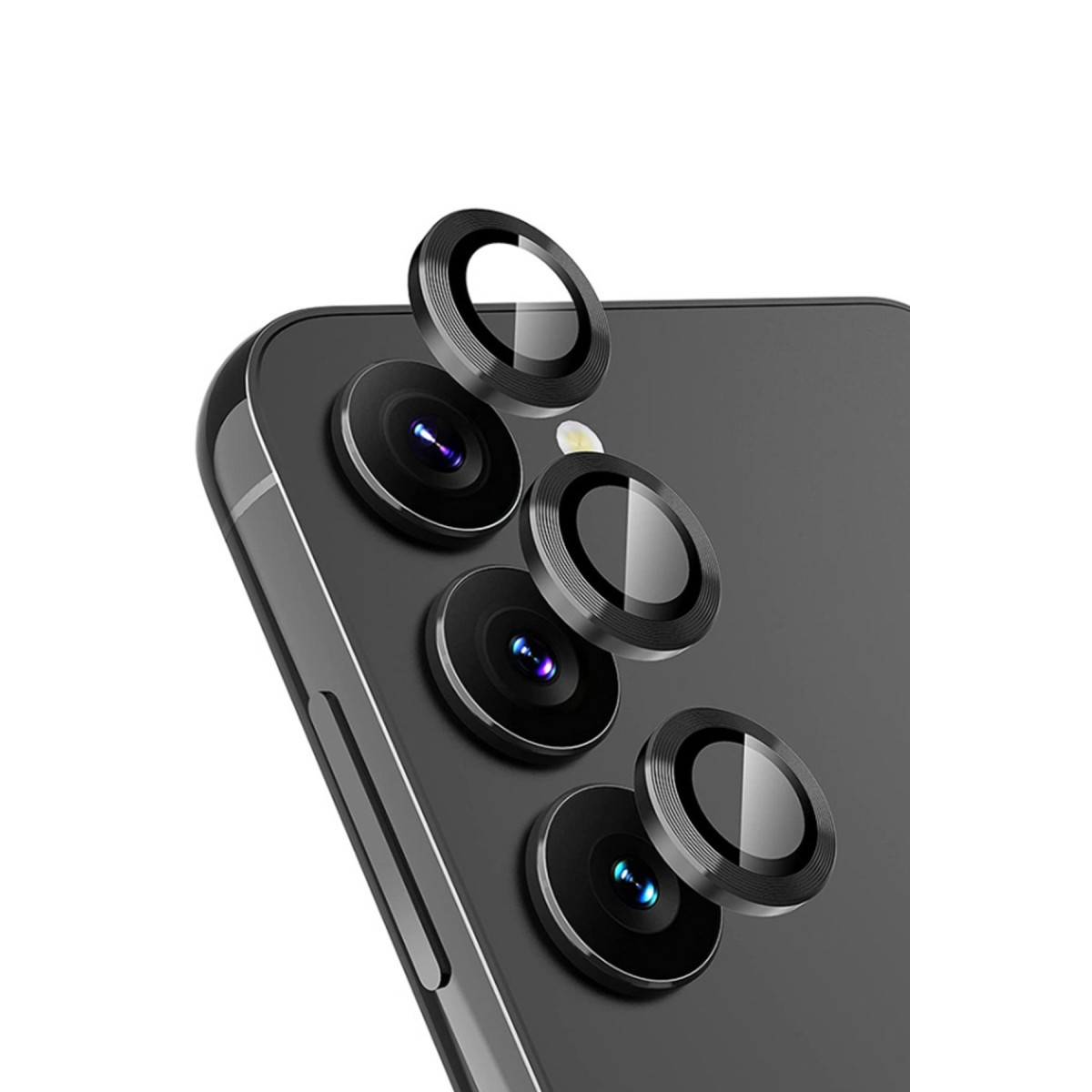 Newface Samsung Galaxy A25 5G Valdez Metal Kamera Lens - Siyah — görsel 7