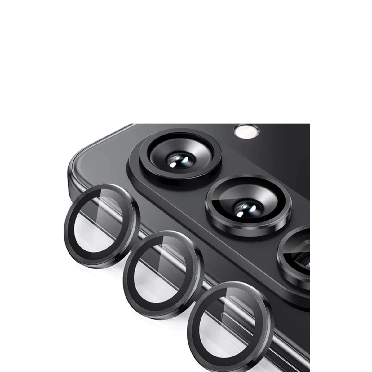Newface Samsung Galaxy Z Fold 5 Valdez Metal Kamera Lens - Siyah — görsel 4