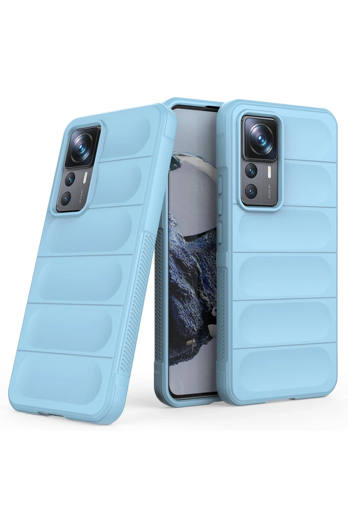 Newface Xiaomi Mi 12T Pro Kılıf Optimum Silikon - Sky Blue