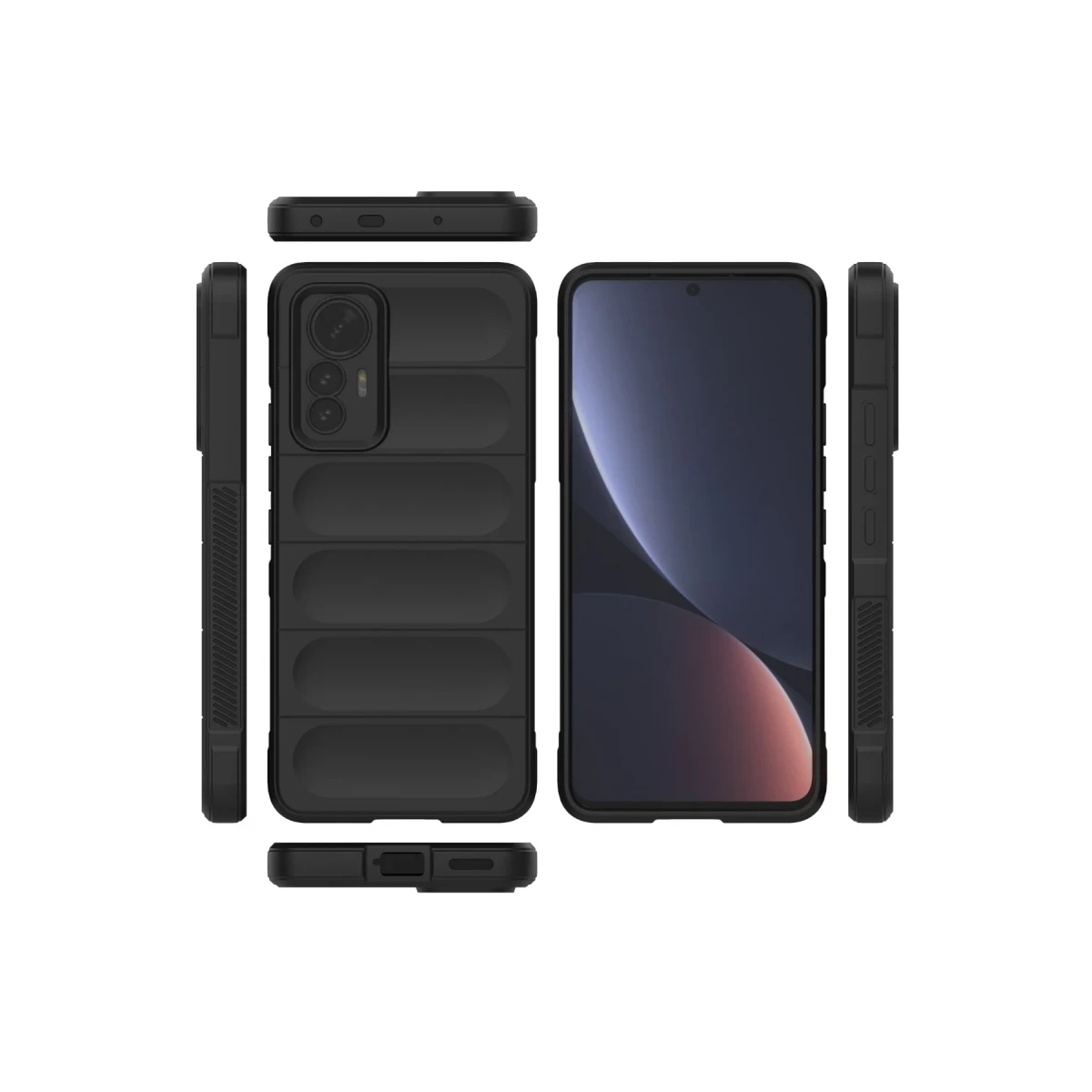Newface Xiaomi Mi 12 Lite Kılıf Optimum Silikon - Siyah — görsel 7