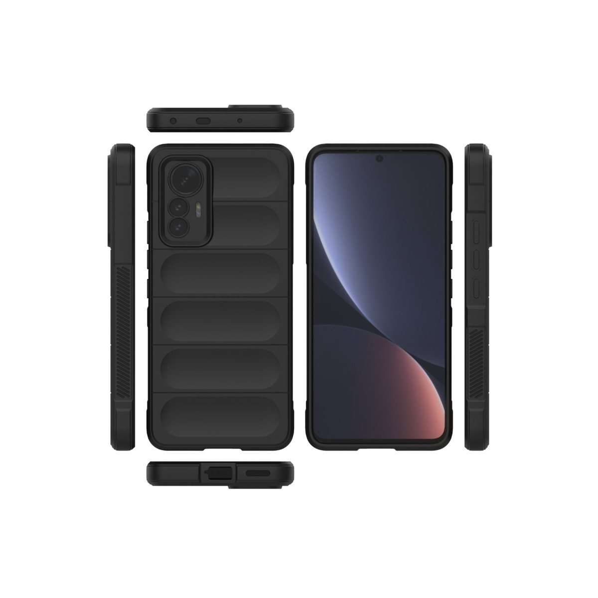 Newface Xiaomi Mi 12 Lite Kılıf Optimum Silikon - Siyah — görsel 11