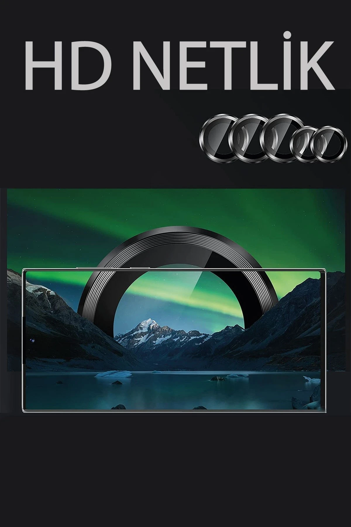 Newface Samsung Galaxy Z Flip 5 Valdez Metal Kamera Lens - Krem