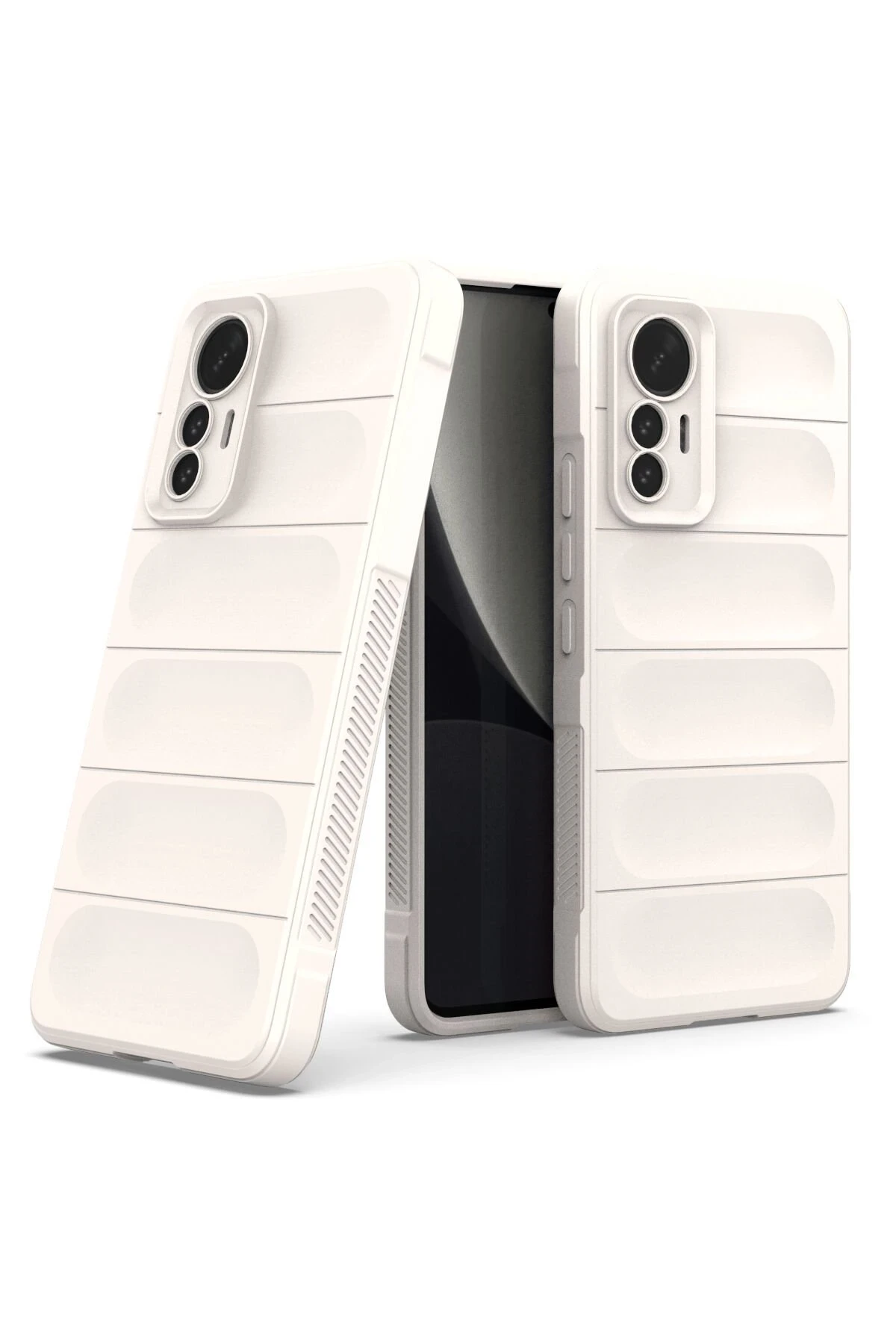 Newface Xiaomi Mi 12 Lite Kılıf Optimum Silikon - Krem
