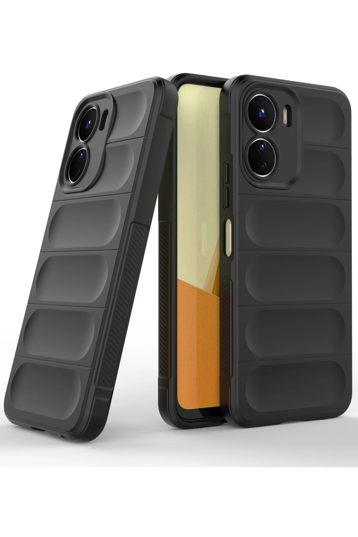 Newface Vivo Y16 Kılıf Optimum Silikon - Siyah — görsel 2