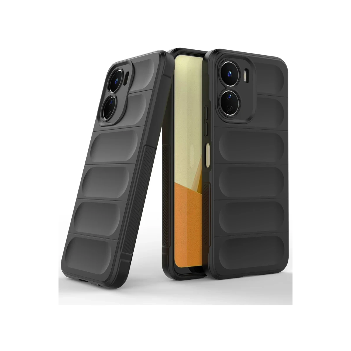 Newface Vivo Y16 Kılıf Optimum Silikon - Siyah — görsel 6