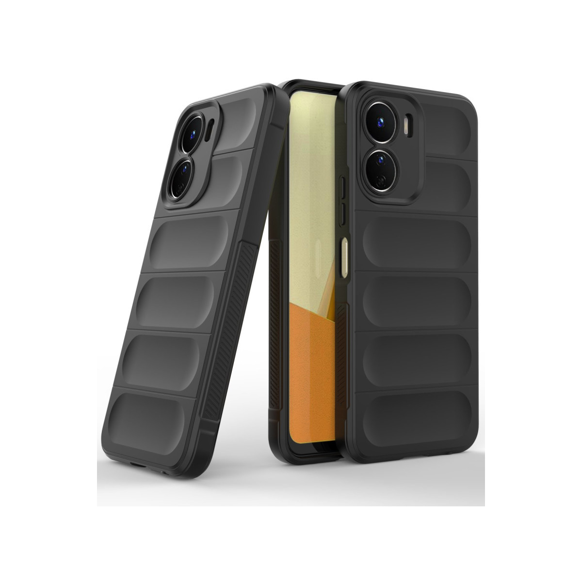 Newface Vivo Y16 Kılıf Optimum Silikon - Siyah — görsel 10