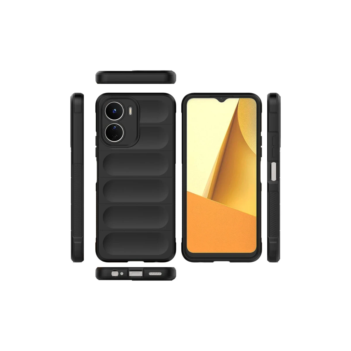 Newface Vivo Y16 Kılıf Optimum Silikon - Siyah — görsel 7
