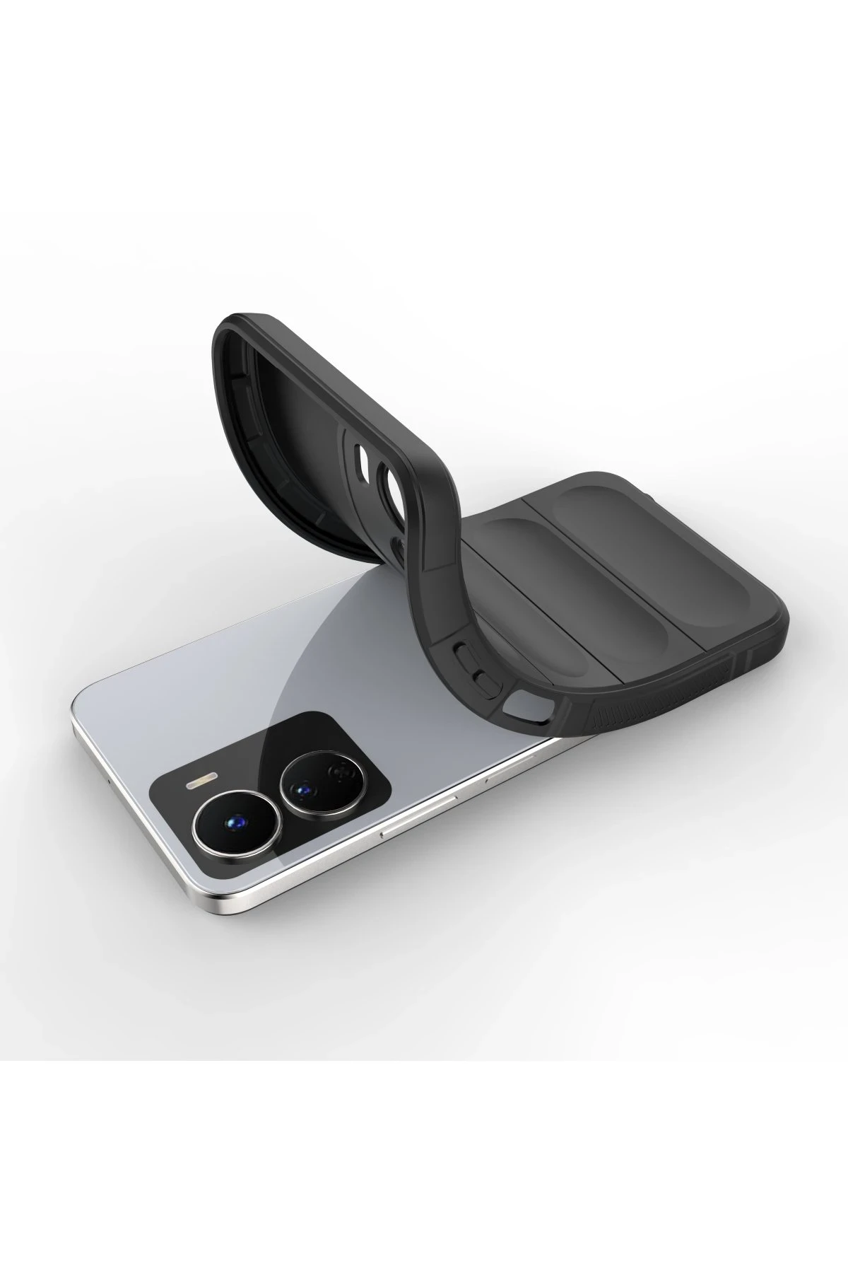 Newface Vivo Y16 Kılıf Optimum Silikon - Siyah — görsel 4