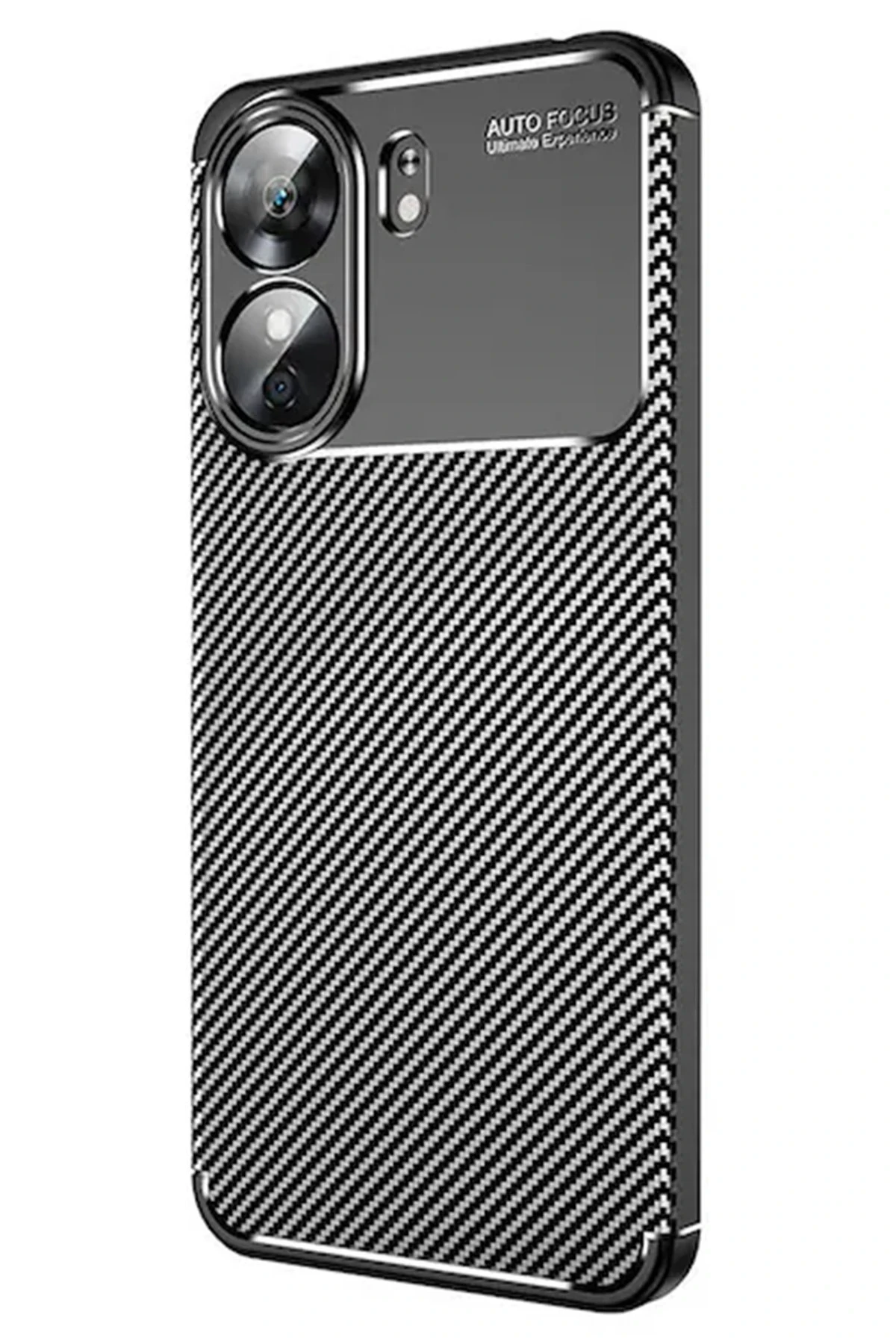 Newface Xiaomi Redmi 13C Kılıf Auto Focus Karbon Kapak - Siyah
