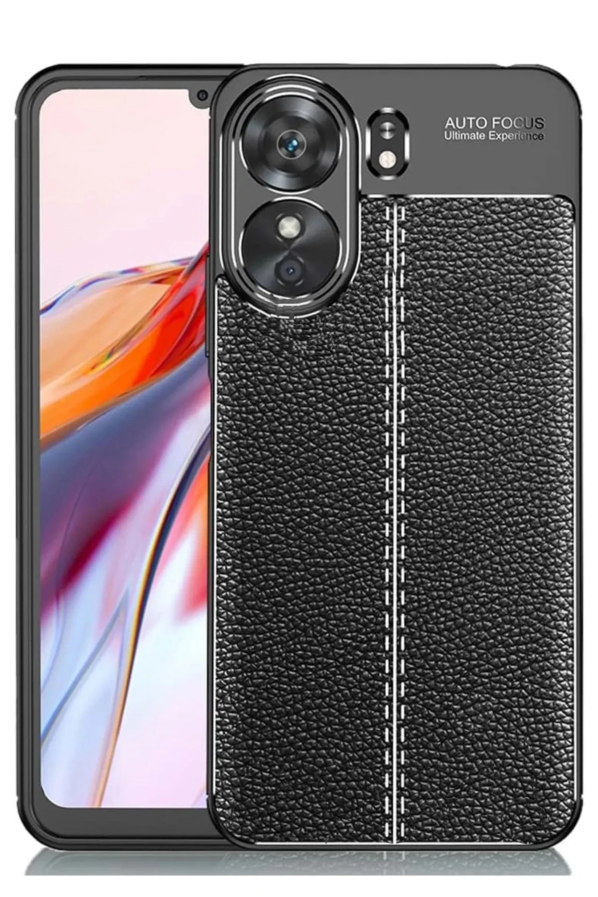 Newface Xiaomi Redmi 13C Kılıf Auto Focus Kapak - Siyah