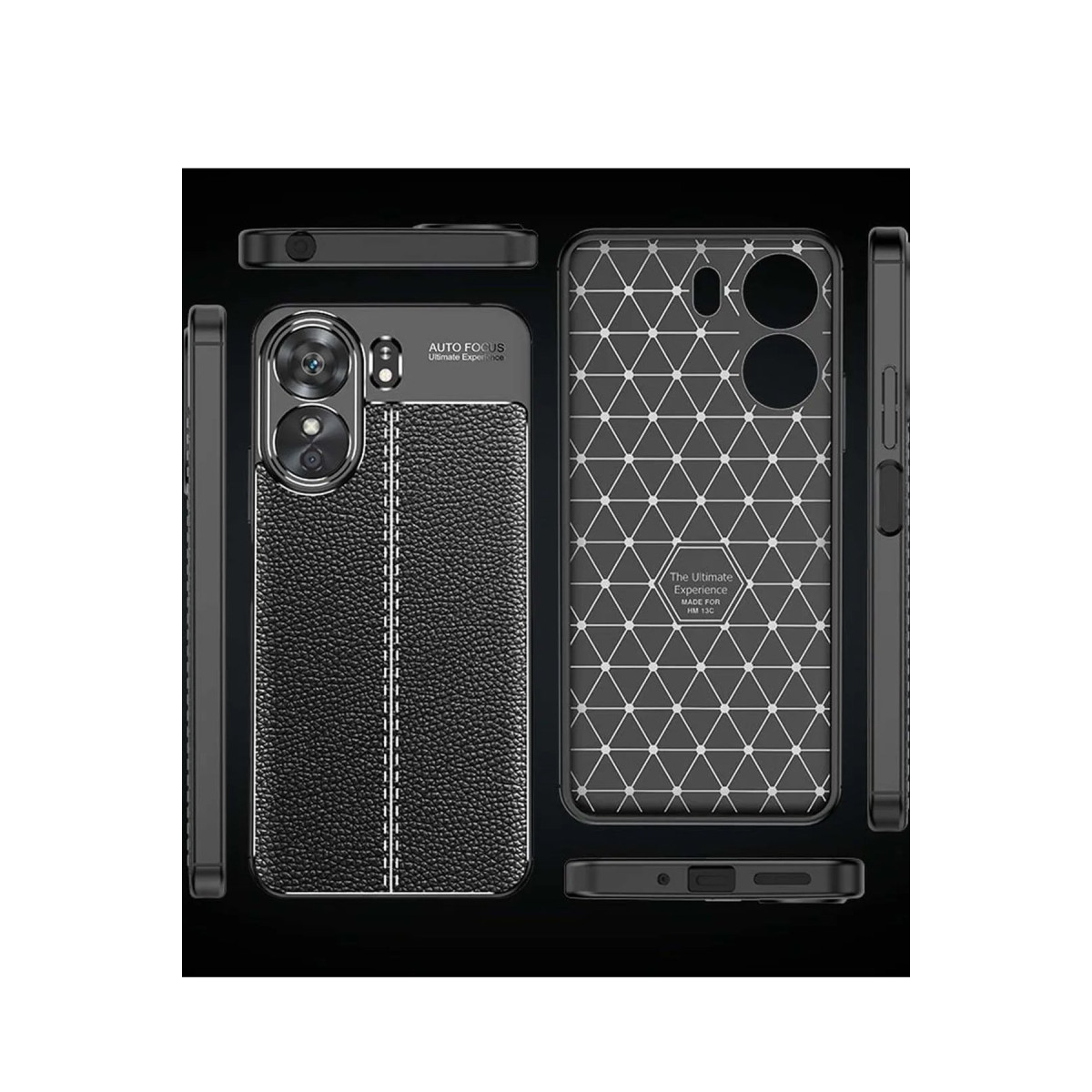 Newface Xiaomi Redmi 13C Kılıf Auto Focus Kapak - Siyah — görsel 9