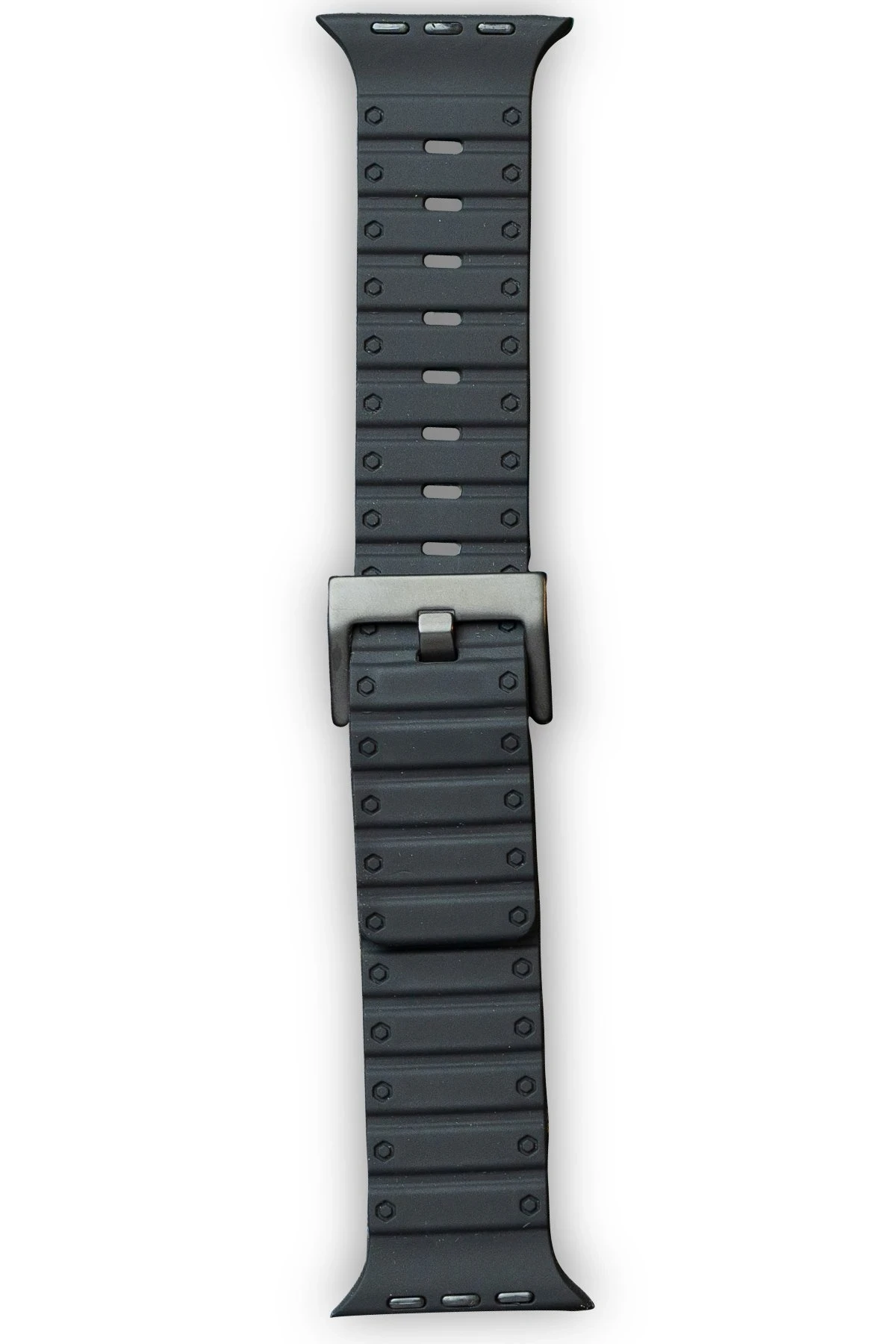 Newface Apple Watch 42mm Magnus Mıknatıslı Silikon Kordon - Siyah