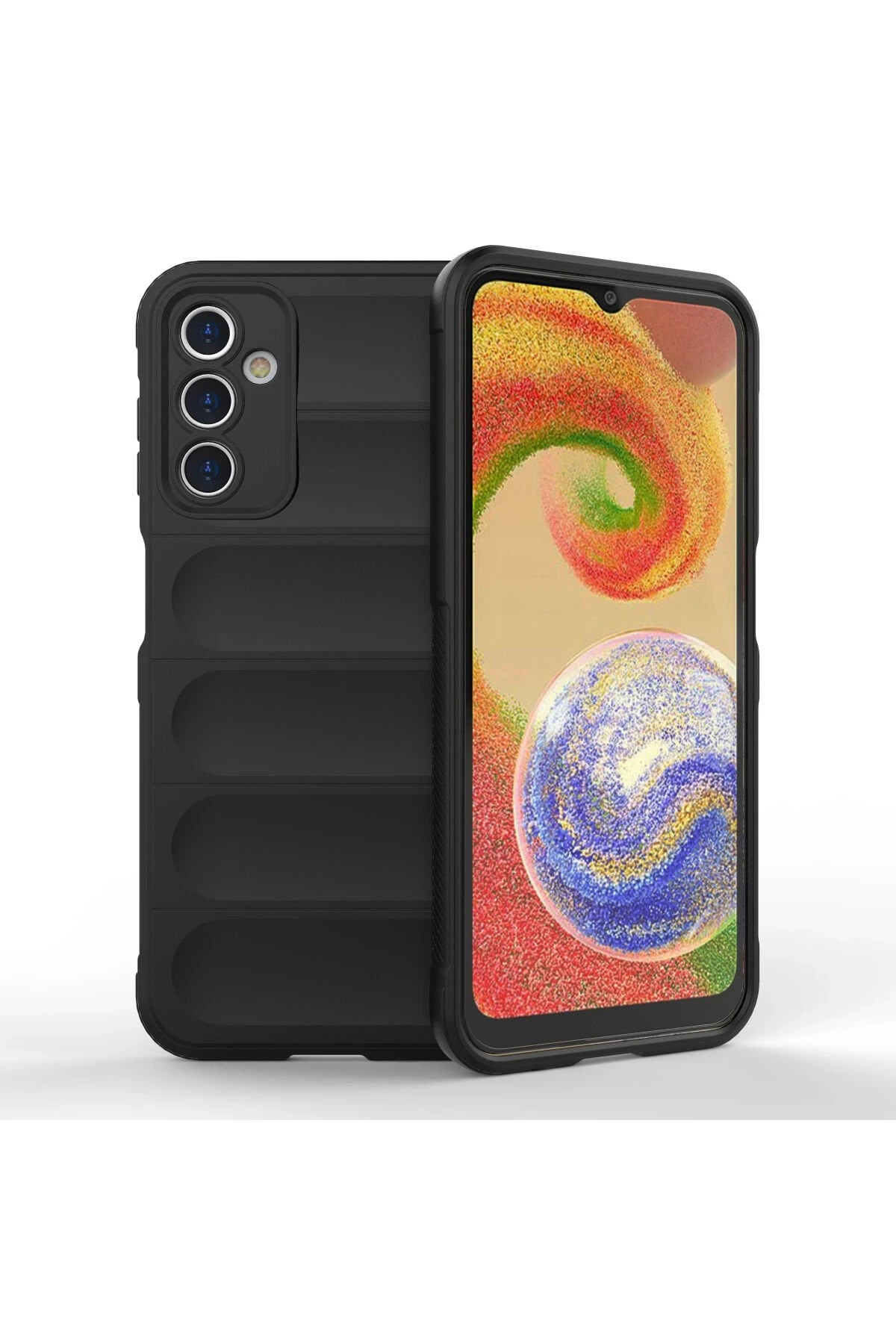 Newface Samsung Galaxy A14 4G Kılıf Optimum Silikon - Siyah