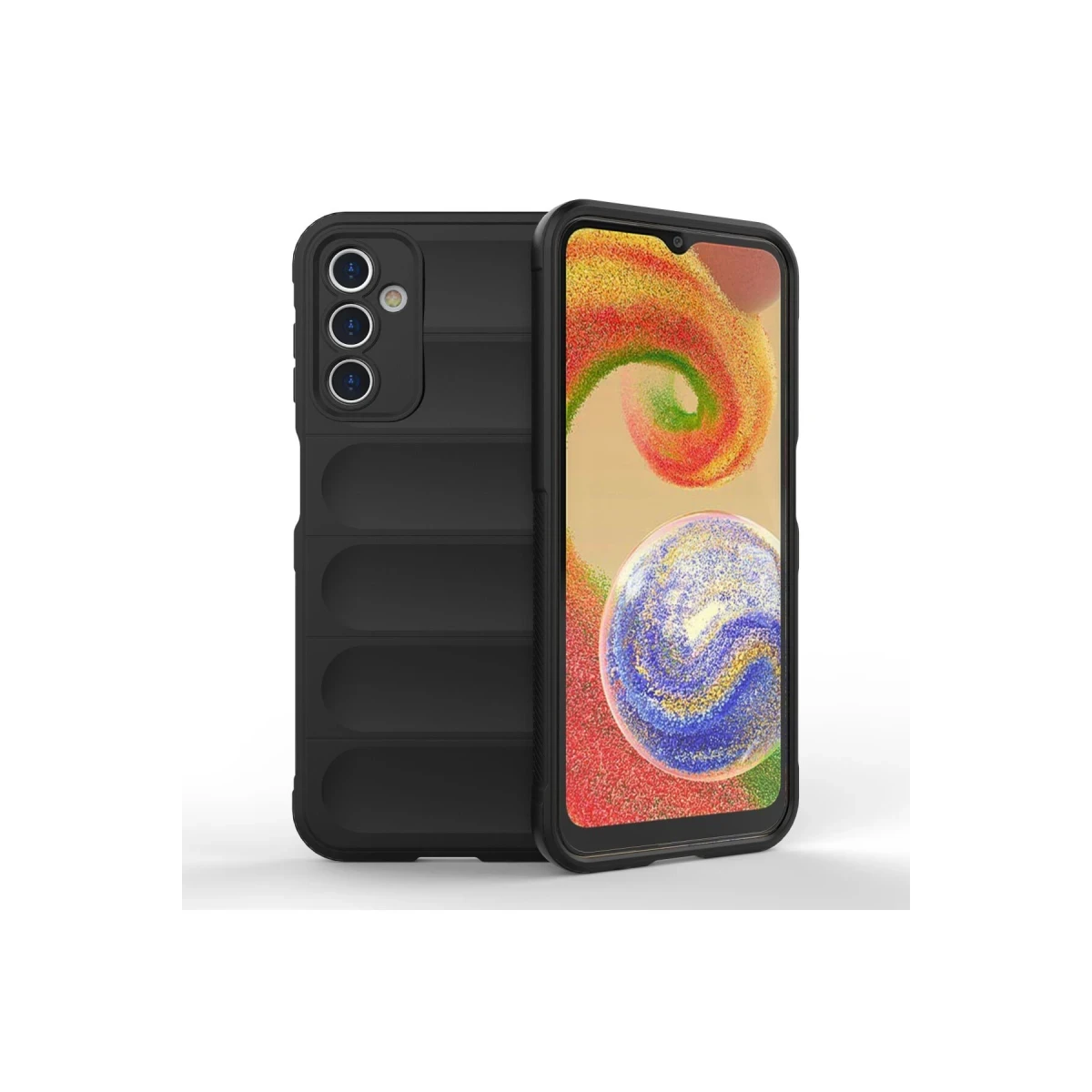 Newface Samsung Galaxy A14 4G Kılıf Optimum Silikon - Siyah — görsel 5