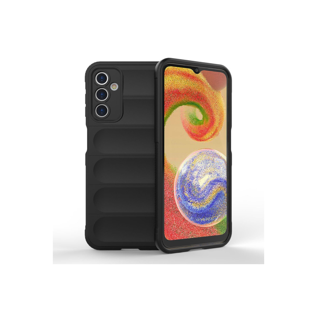 Newface Samsung Galaxy A14 4G Kılıf Optimum Silikon - Siyah — görsel 9