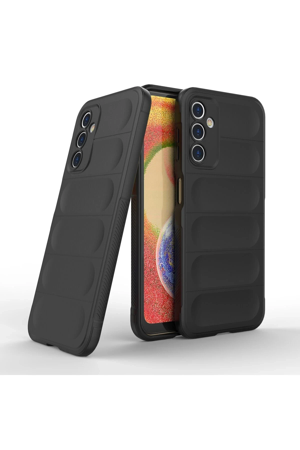 Newface Samsung Galaxy A14 4G Kılıf Optimum Silikon - Siyah — görsel 2
