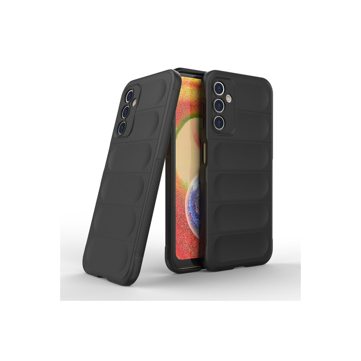 Newface Samsung Galaxy A14 4G Kılıf Optimum Silikon - Siyah — görsel 10
