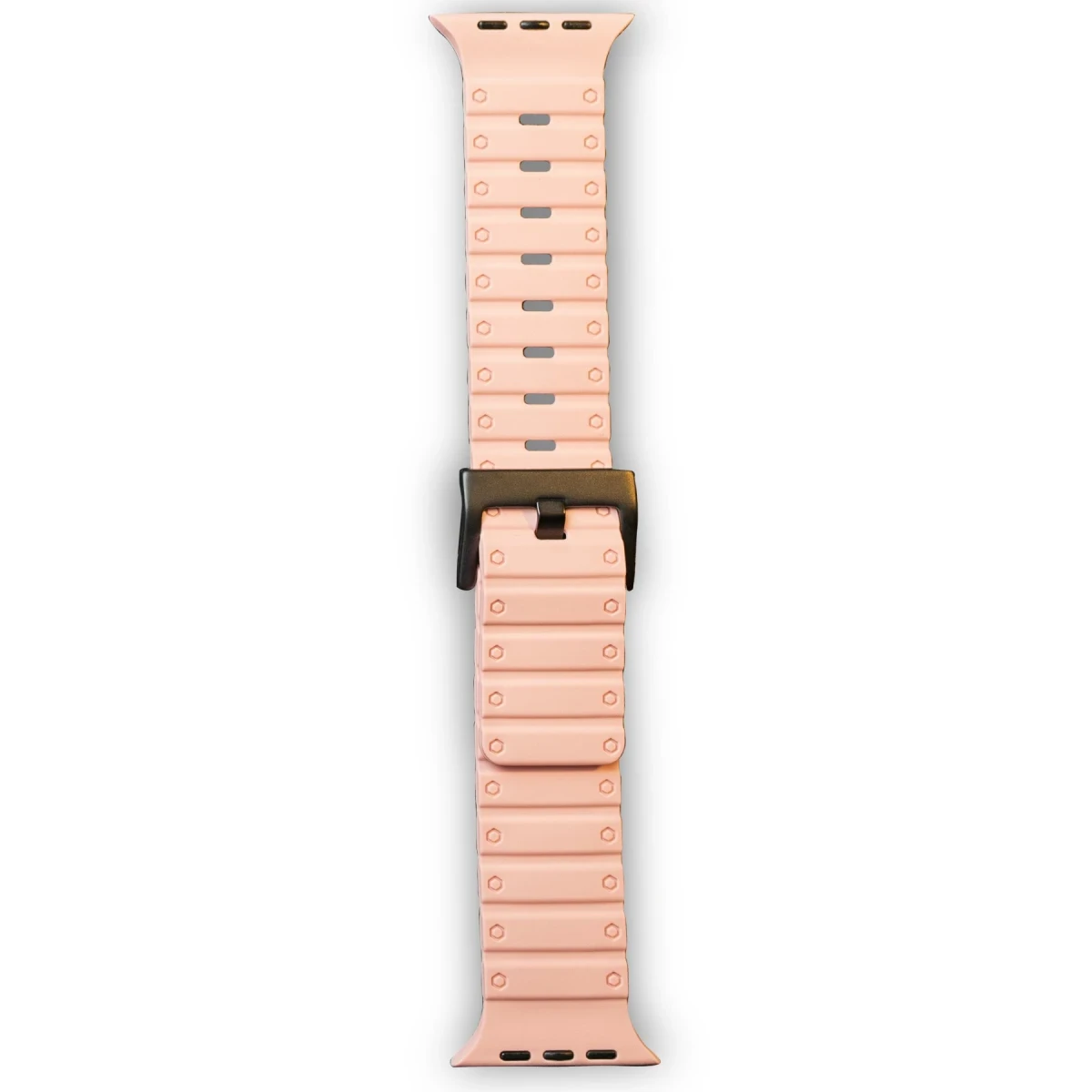 Newface Apple Watch 42mm Magnus Mıknatıslı Silikon Kordon - Yavruağzı