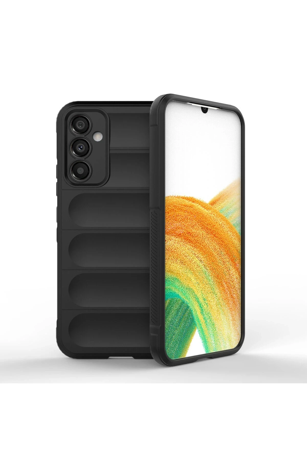 Newface Samsung Galaxy A34 5G Kılıf Optimum Silikon - Siyah