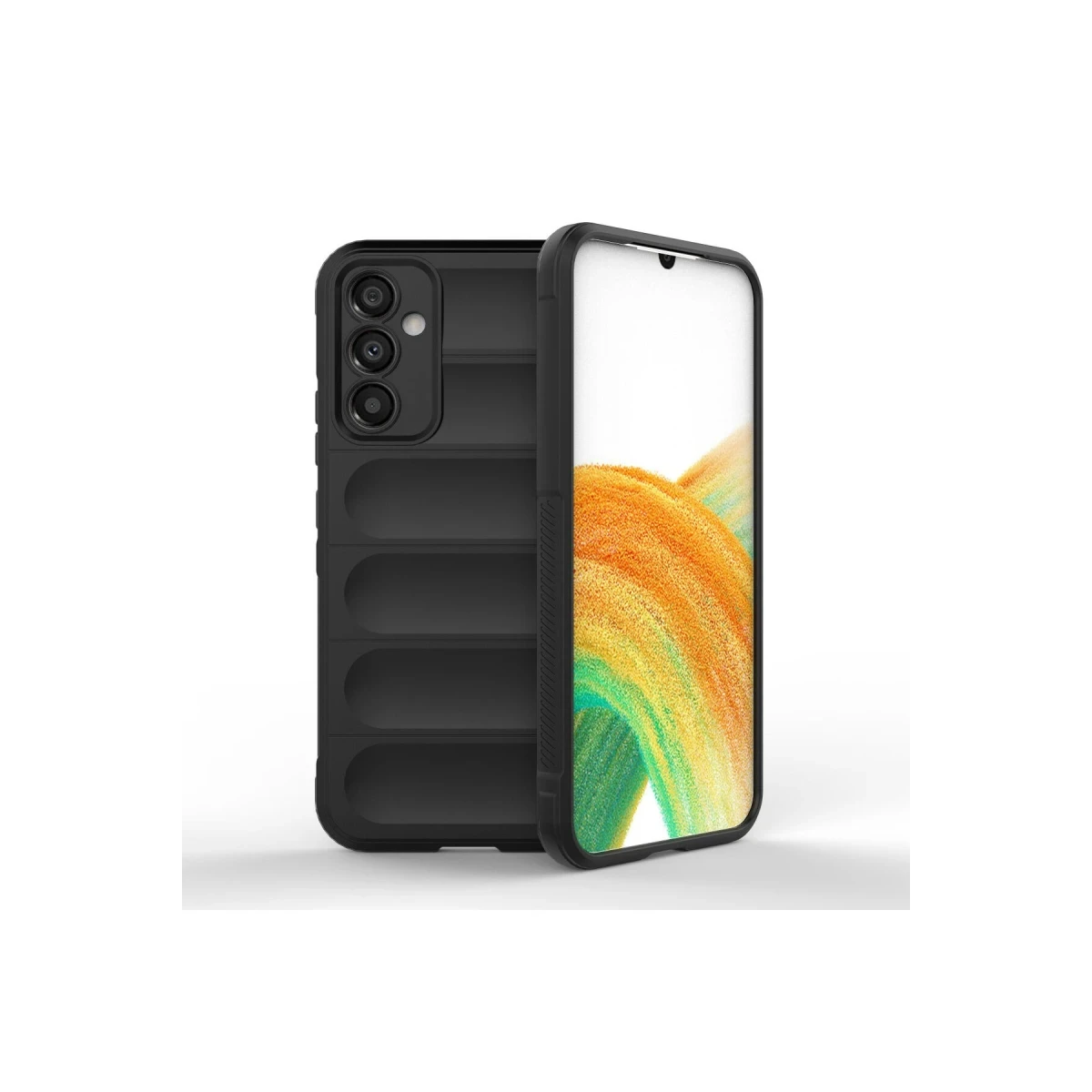Newface Samsung Galaxy A34 5G Kılıf Optimum Silikon - Siyah — görsel 5