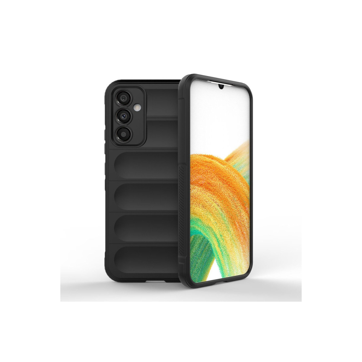 Newface Samsung Galaxy A34 5G Kılıf Optimum Silikon - Siyah — görsel 9