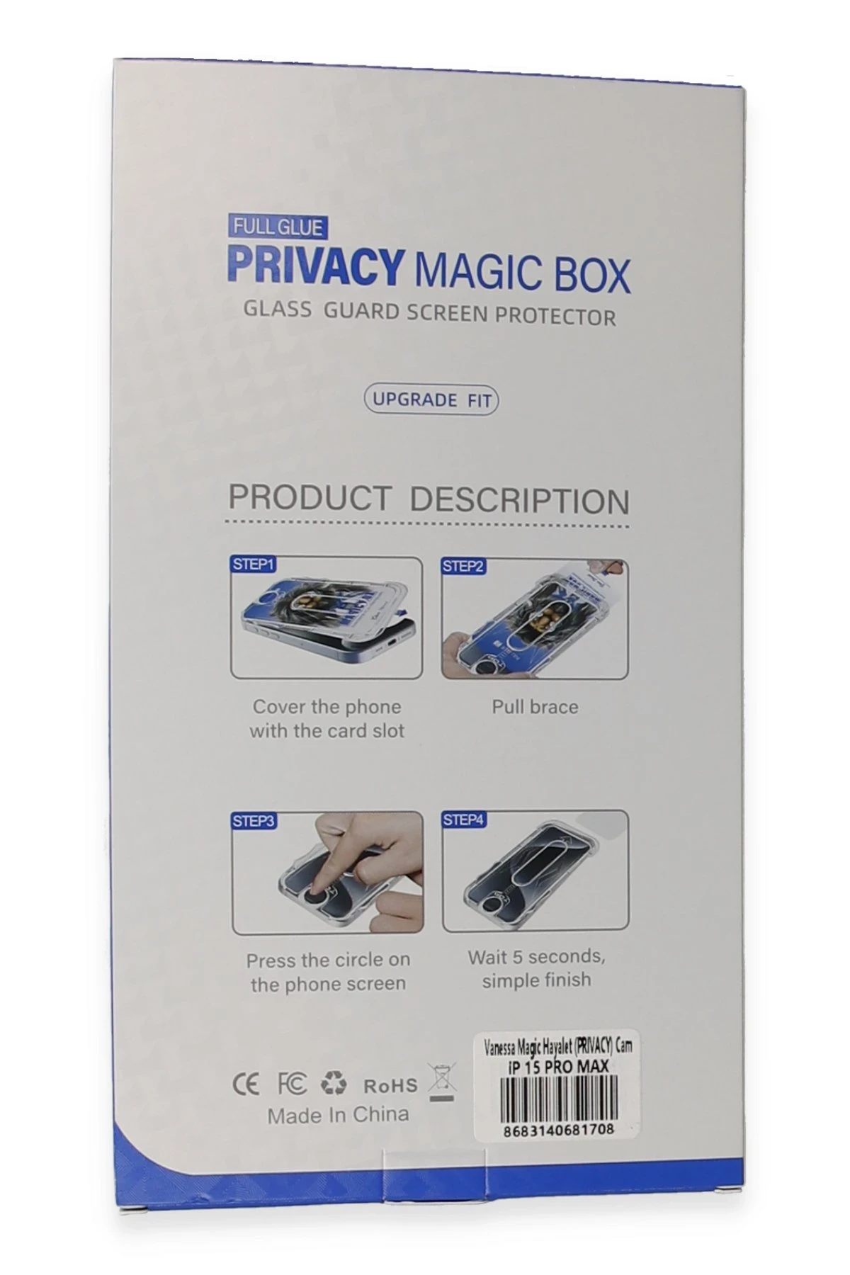 Newface iPhone 15 Pro Max Vanessa Magic Hayalet Cam