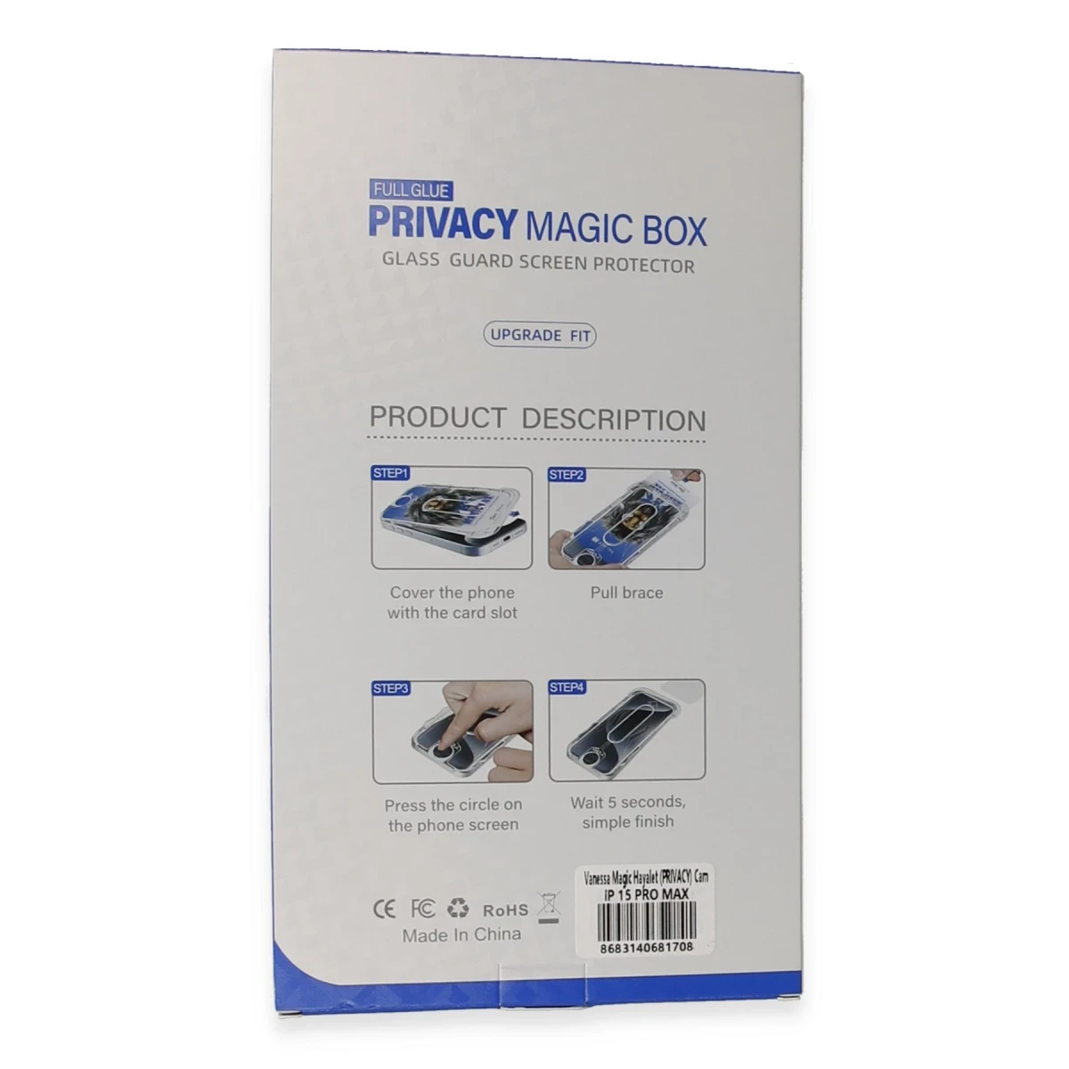 Newface Apple iPhone 15 Pro Max Vanessa Magic Hayalet Cam — görsel 11