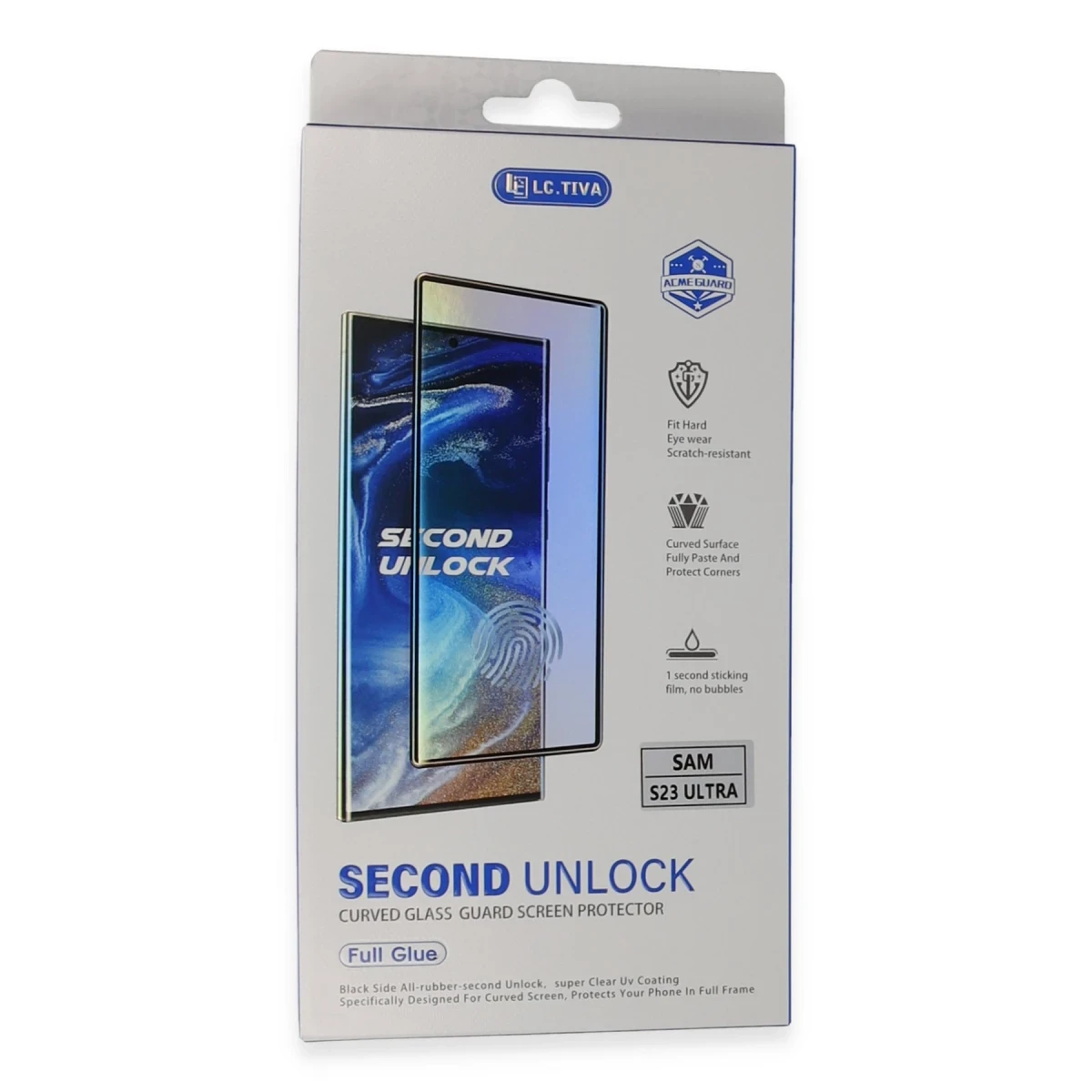 Newface Samsung Galaxy S23 Ultra Durable Full Glue Curved Cam — görsel 6