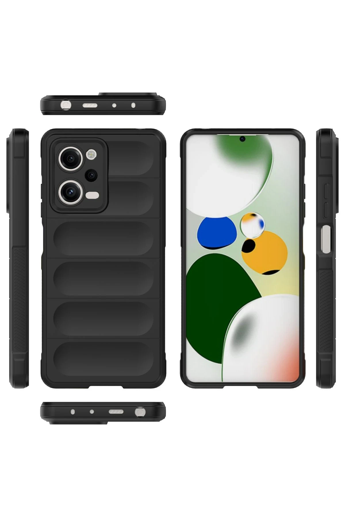 Newface Xiaomi Redmi Note 12 Pro 5G Kılıf Optimum Silikon - Siyah — görsel 3