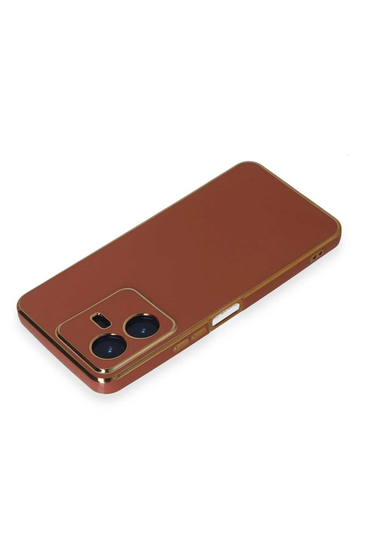 Newface Vivo Y22 2022 Kılıf Volet Silikon - Kırmızı