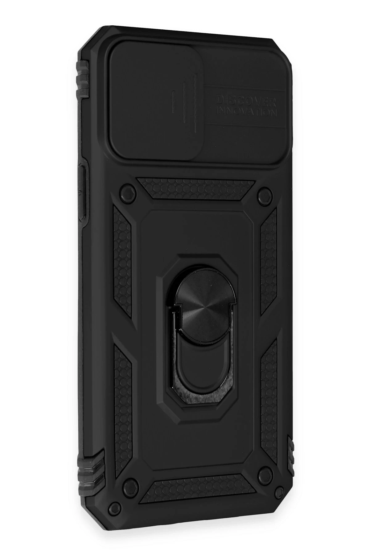 Newface Apple iPhone 12 Pro Max Kılıf Pars Lens Yüzüklü Silikon - Siyah — görsel 2