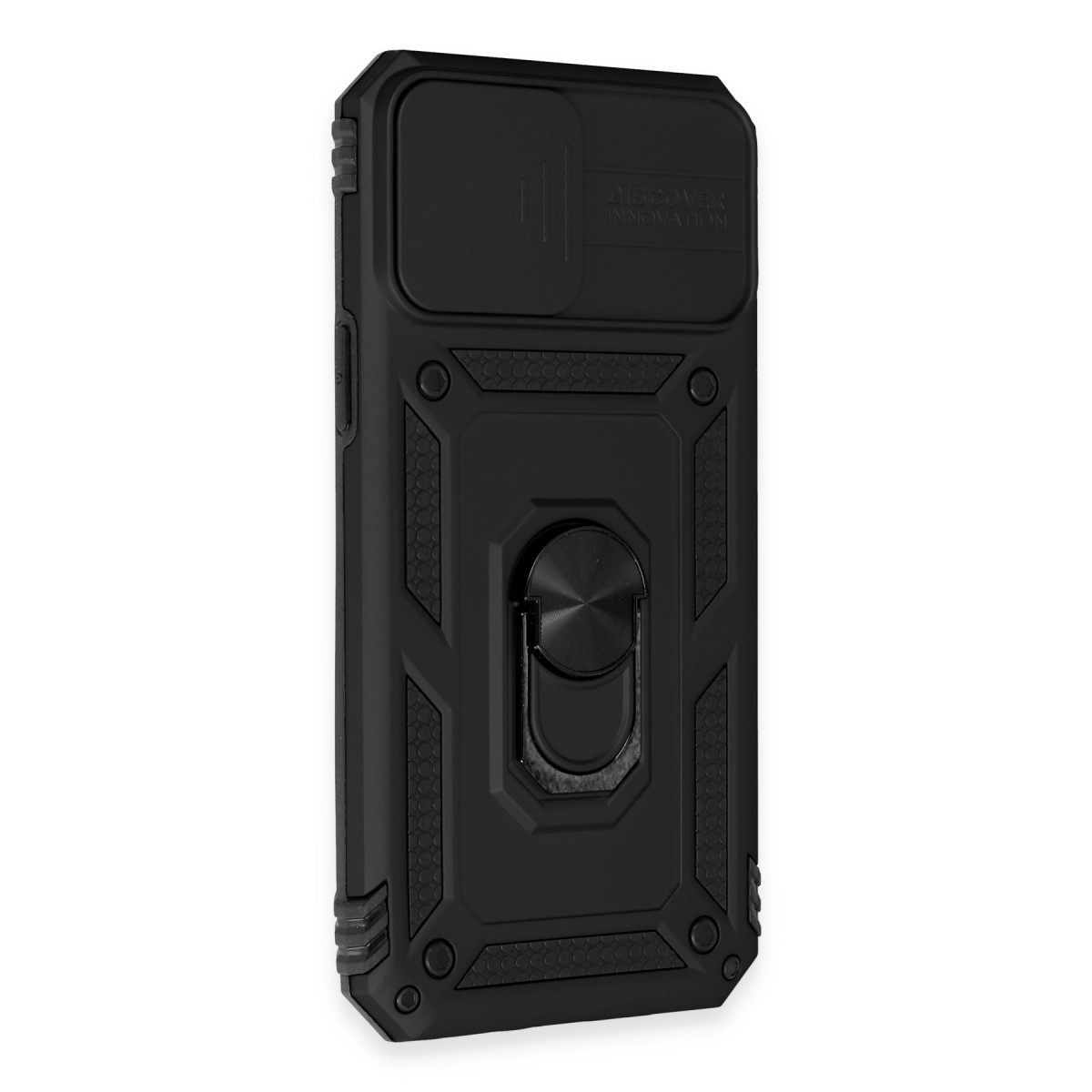 Newface Apple iPhone 12 Pro Max Kılıf Pars Lens Yüzüklü Silikon - Siyah — görsel 12