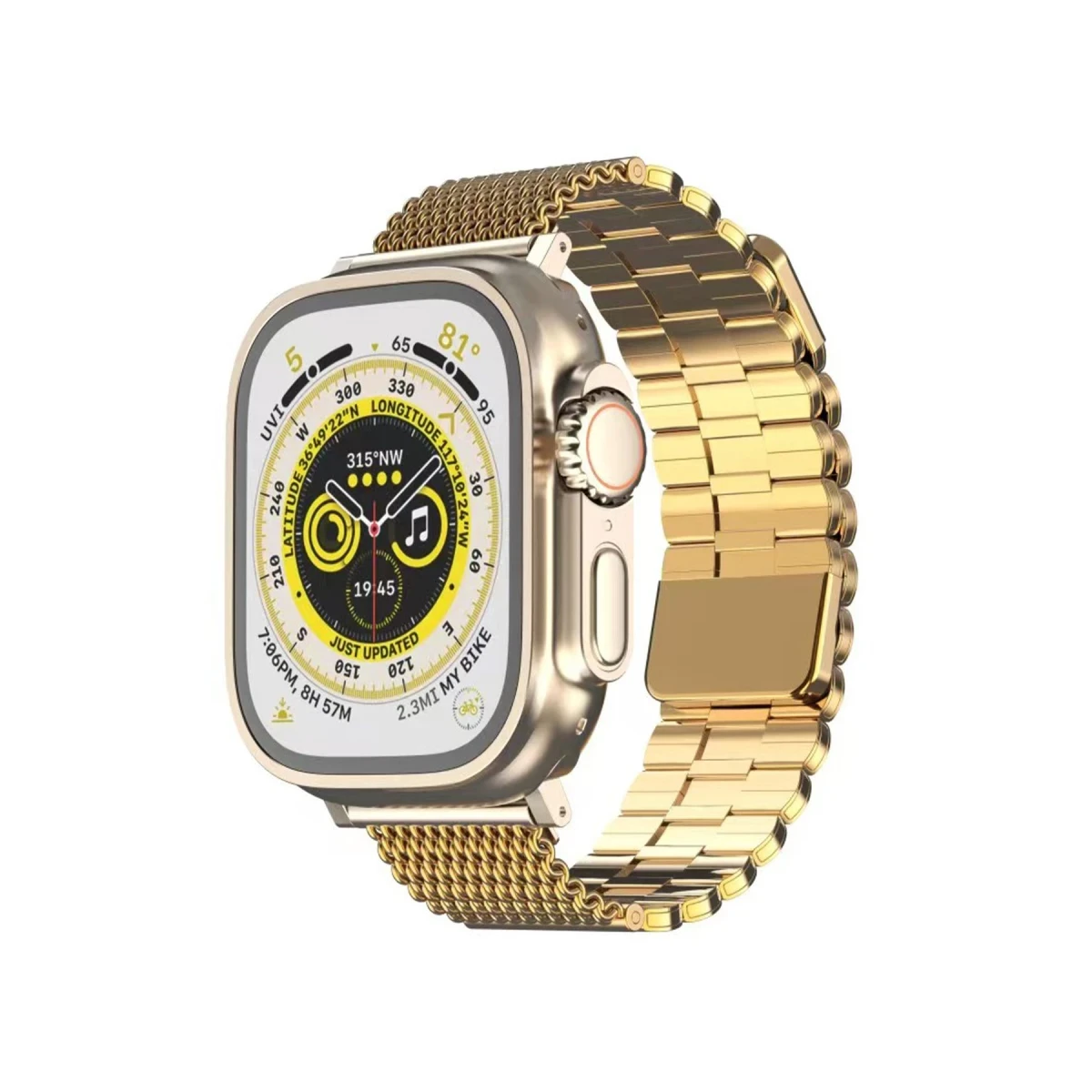 Newface Apple Watch 42mm Ascend Metal Kordon - Gold — görsel 3