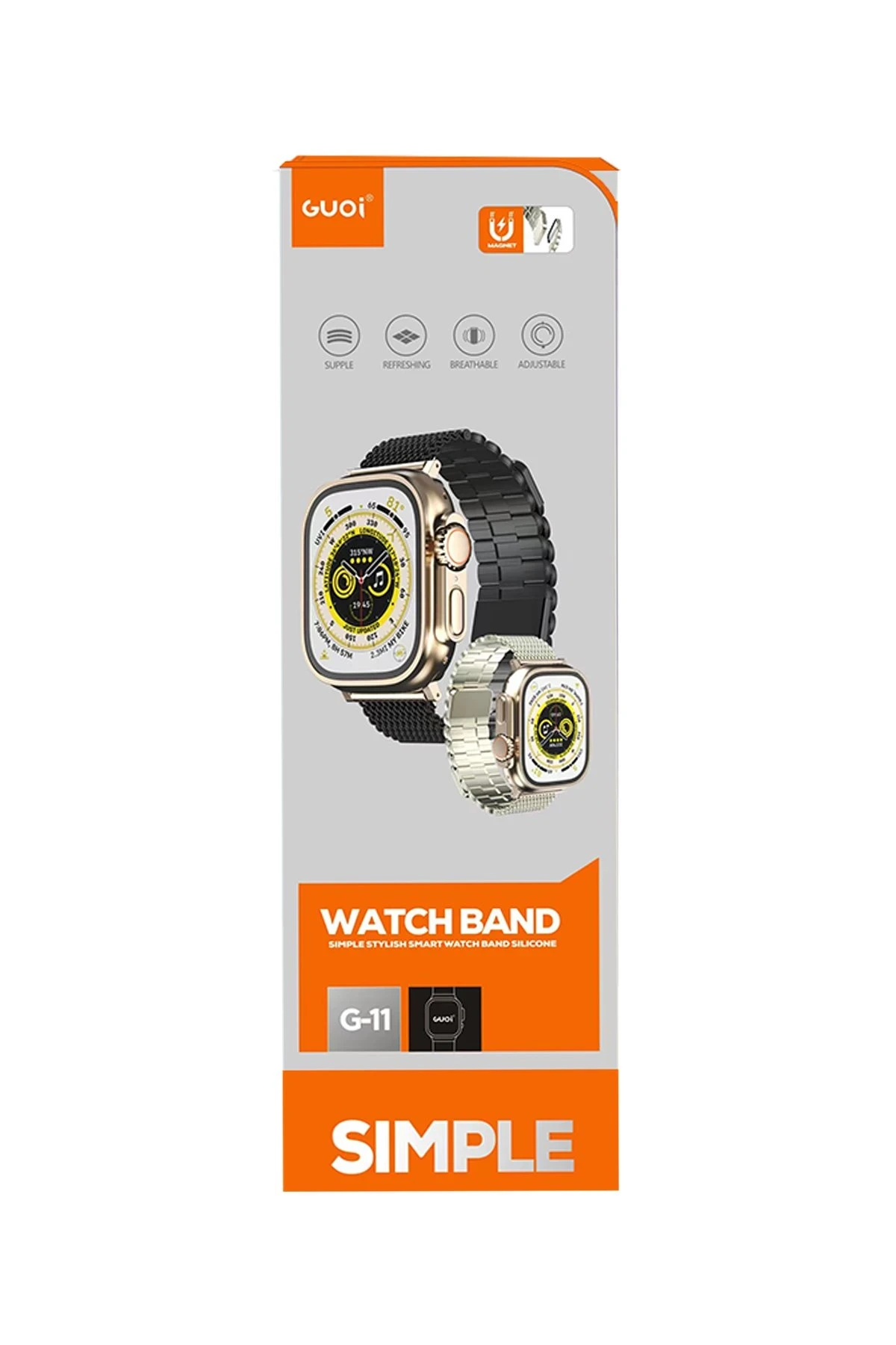 Newface Apple Watch 42mm Ascend Metal Kordon - Gold