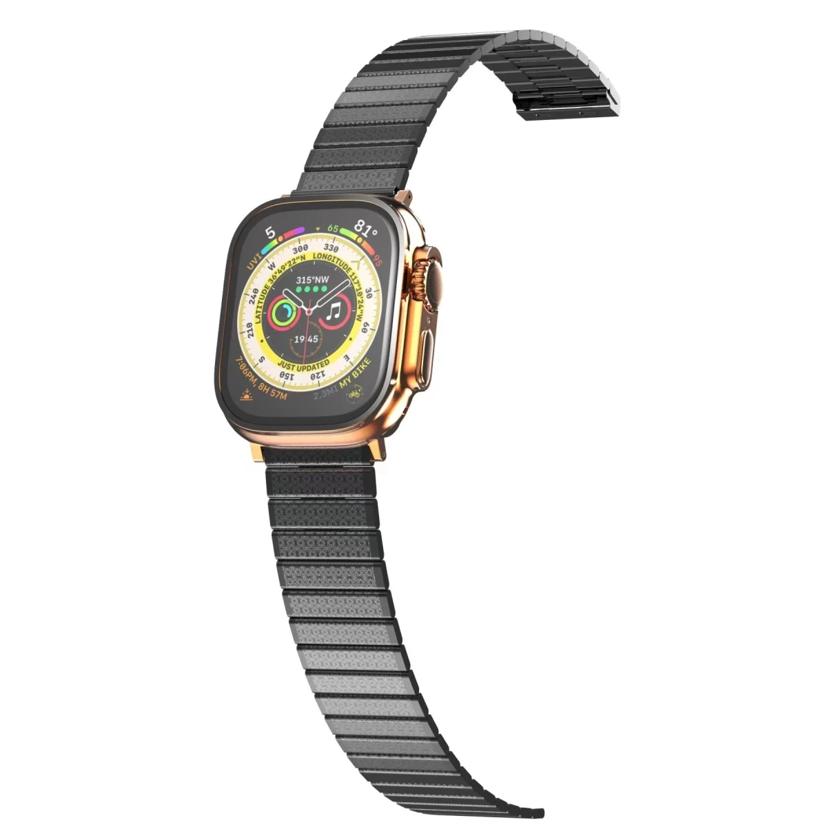 Newface Apple Watch 38mm Made Metal Kordon - Siyah — görsel 3