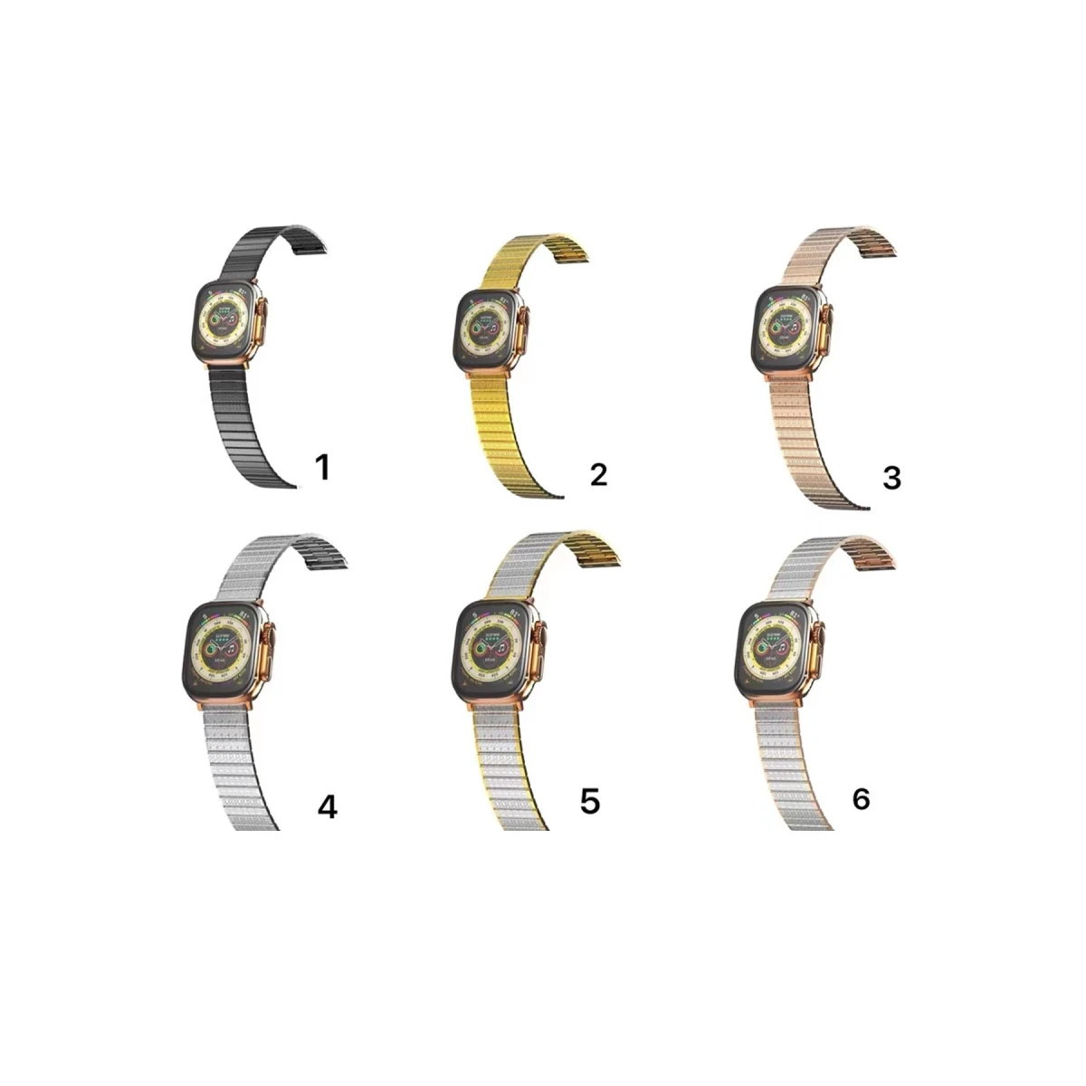 Newface Apple Watch 38mm Made Metal Kordon - Siyah — görsel 4