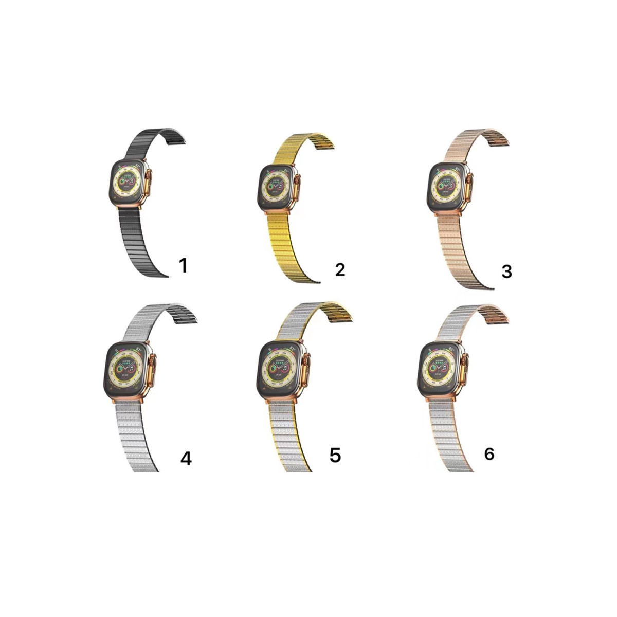 Newface Apple Watch 38mm Made Metal Kordon - Siyah — görsel 6