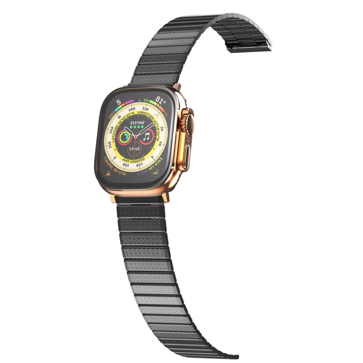 Newface Apple Watch 42mm Made Metal Kordon - Siyah — görsel 5