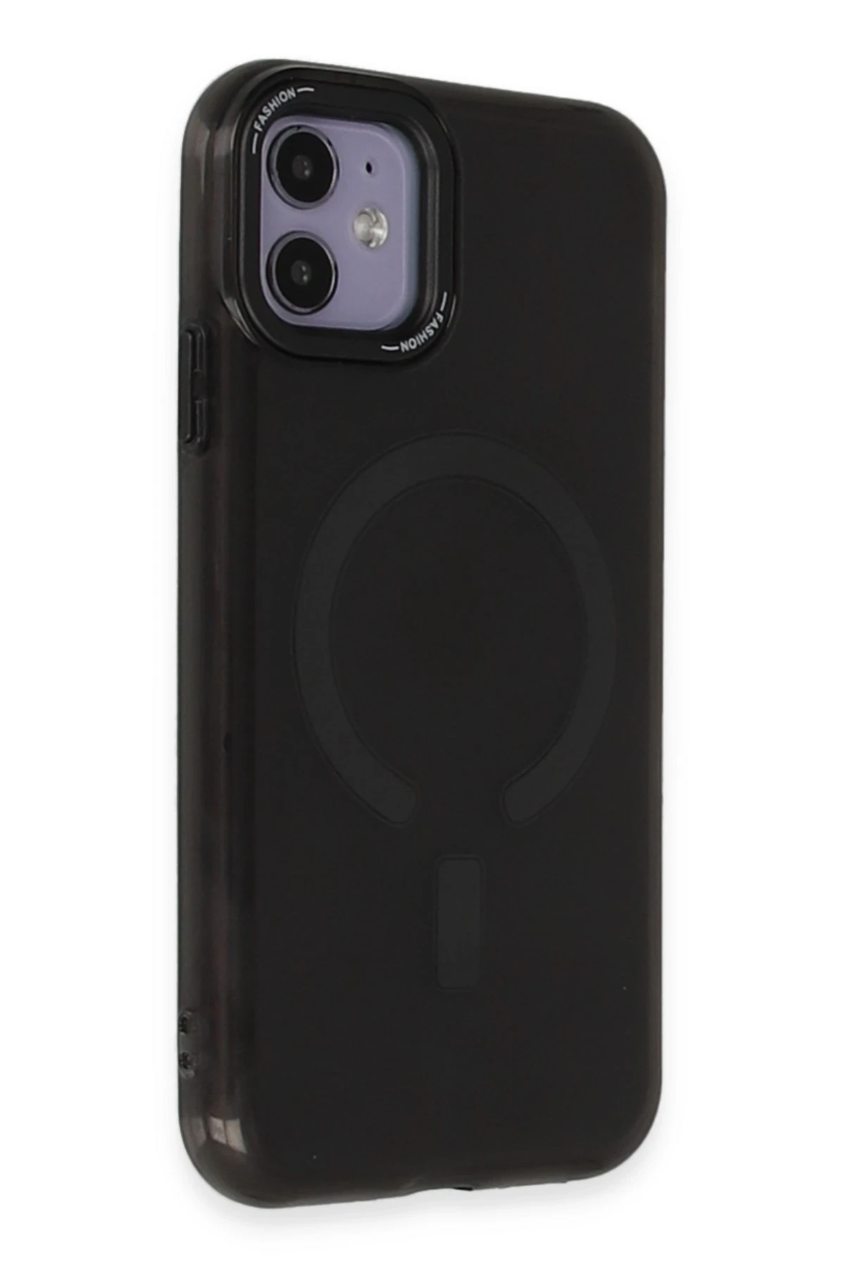 Newface Apple iPhone 11 Kılıf Troy Magsafe Kapak - Siyah
