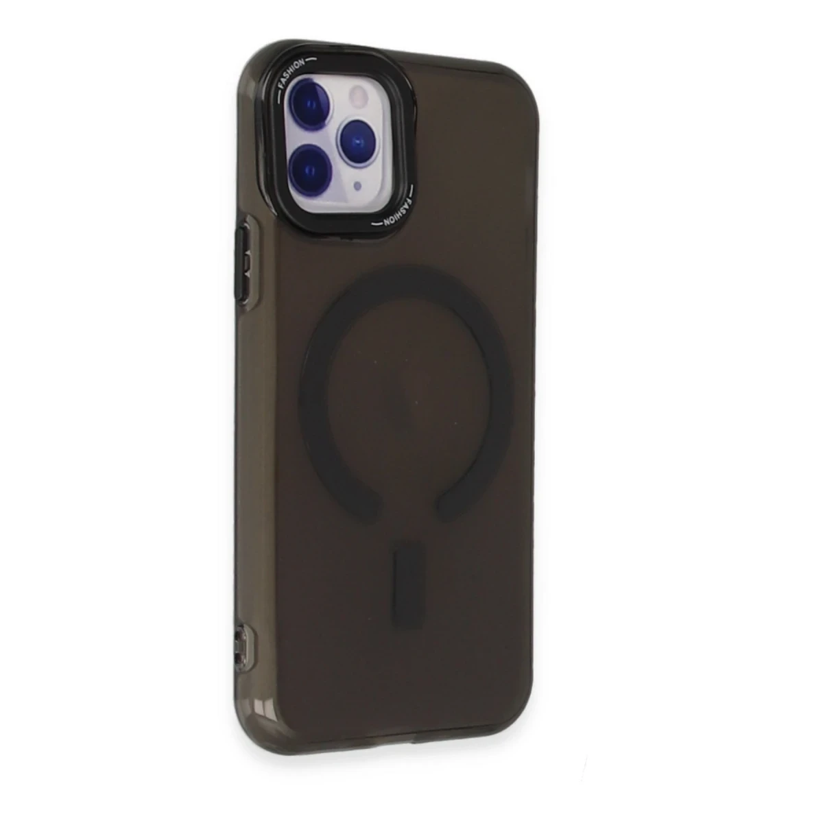 Newface Apple iPhone 11 Pro Max Kılıf Troy Magsafe Kapak - Siyah — görsel 6