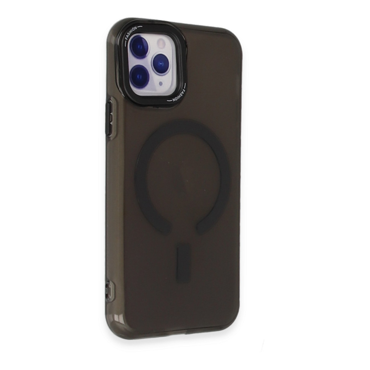Newface Apple iPhone 11 Pro Max Kılıf Troy Magsafe Kapak - Siyah — görsel 11