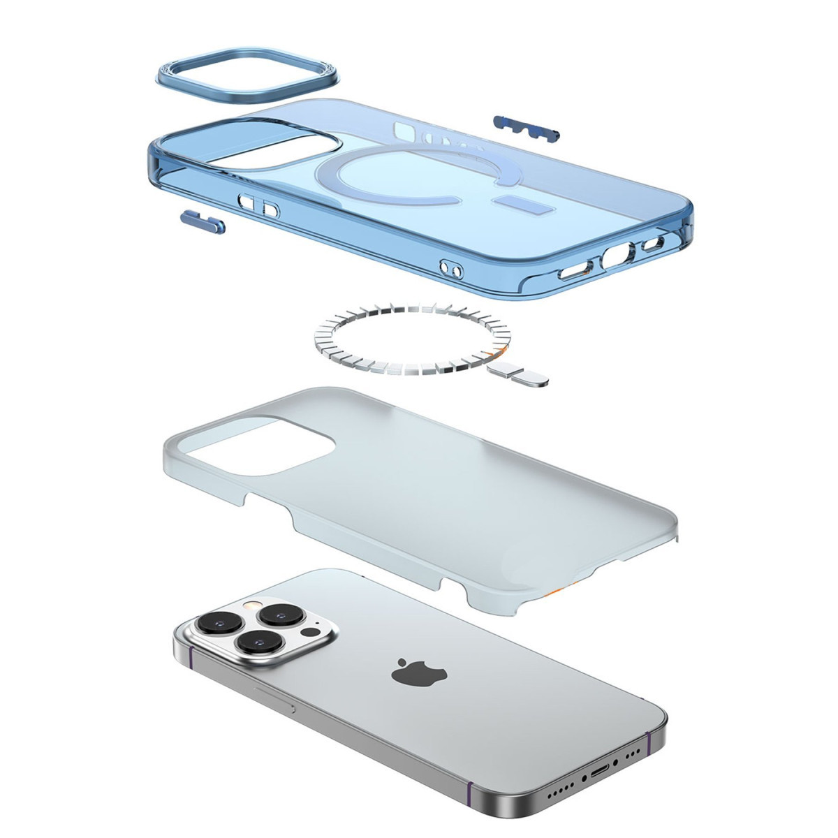 Newface Apple iPhone 7 Kılıf Troy Magsafe Kapak - Siyah — görsel 12