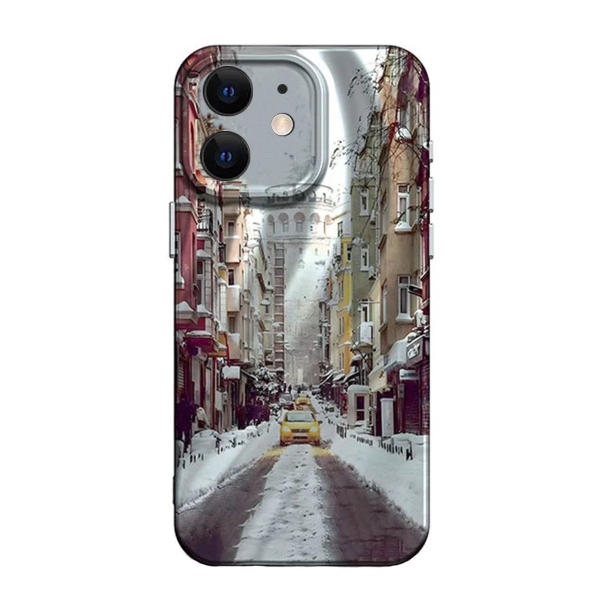 Newface Apple iPhone 11 Kılıf Crew Desenli Kapak - Galata Kulesi — görsel 5