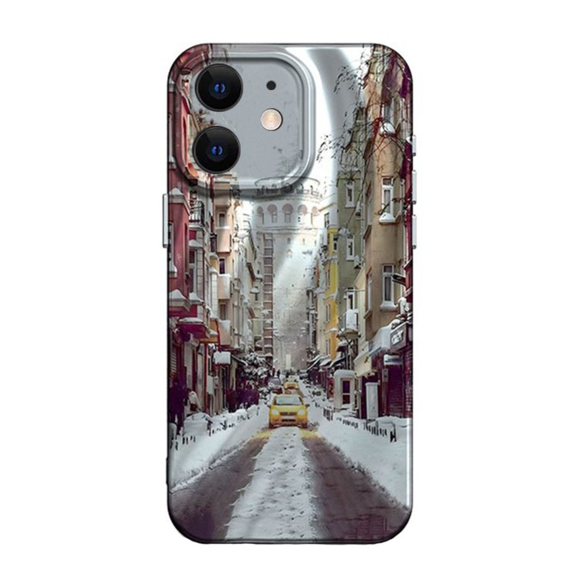 Newface Apple iPhone 11 Kılıf Crew Desenli Kapak - Galata Kulesi — görsel 9