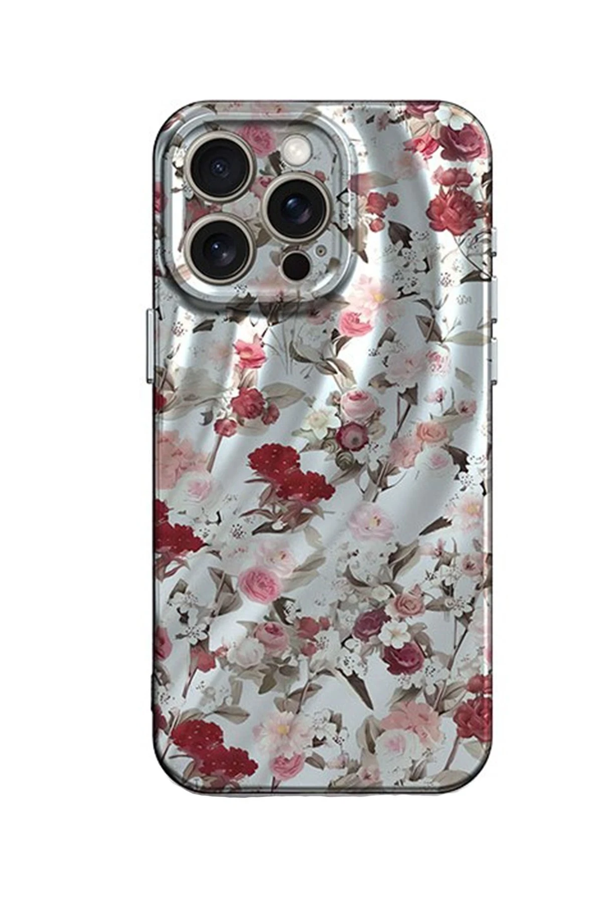 Newface iPhone 14 Pro Kılıf Crew Desenli Kapak - Çiçek