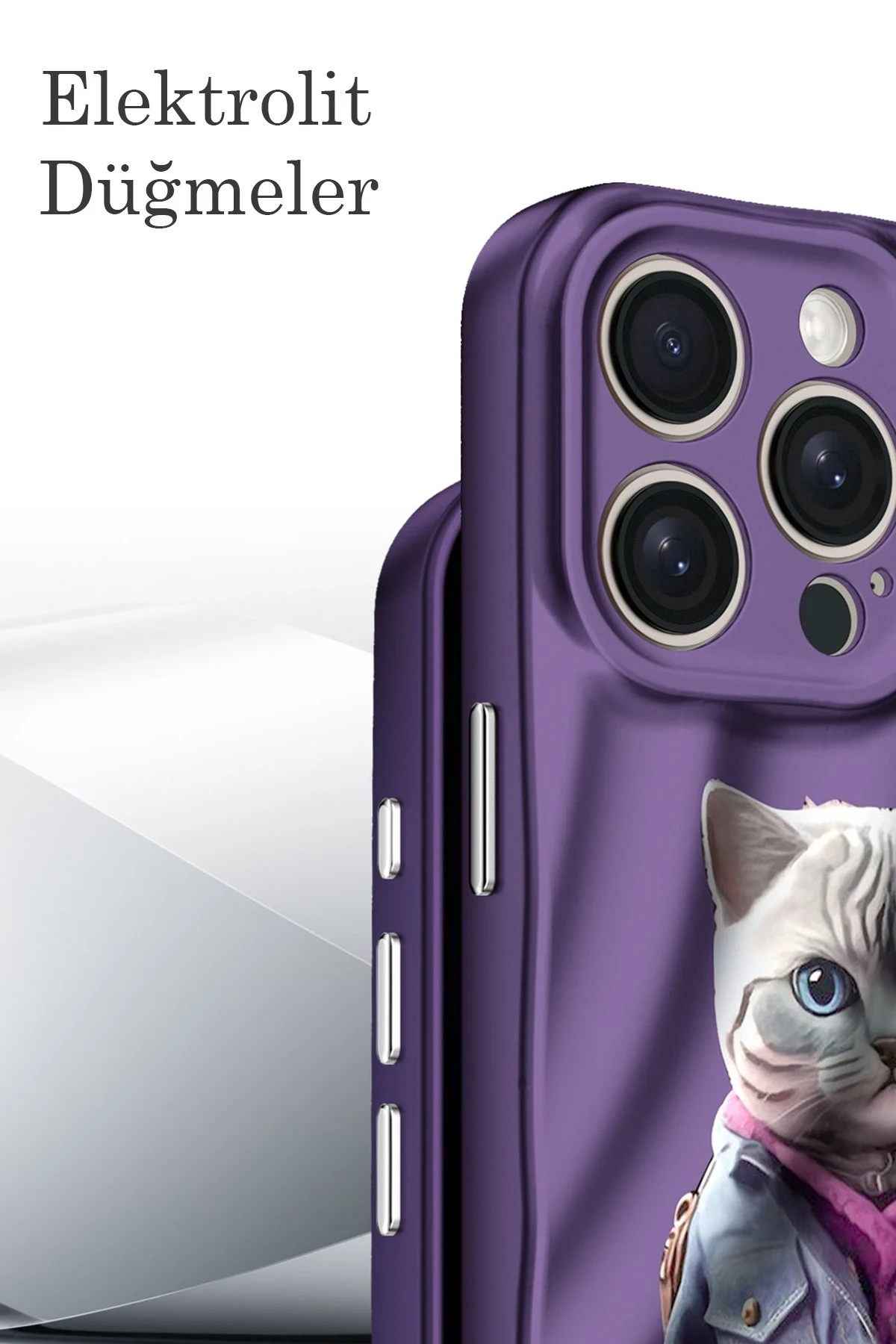 Newface Apple iPhone 14 Pro Max Kılıf Crew Desenli Kapak - Galata Kulesi — görsel 3