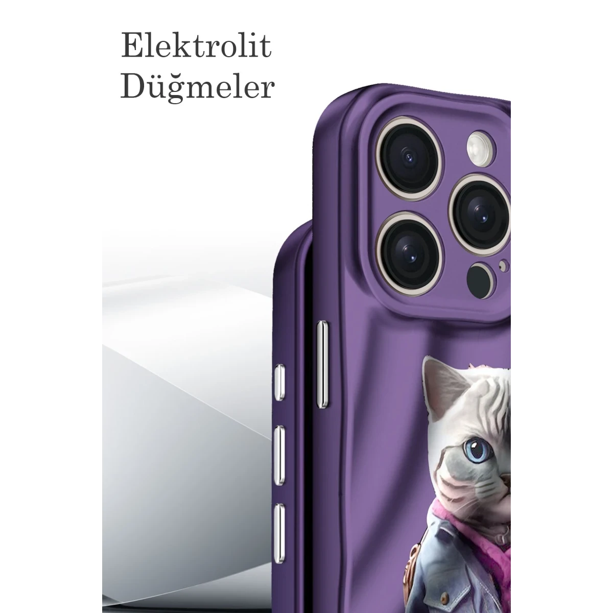 Newface Apple iPhone 14 Pro Max Kılıf Crew Desenli Kapak - Galata Kulesi — görsel 7