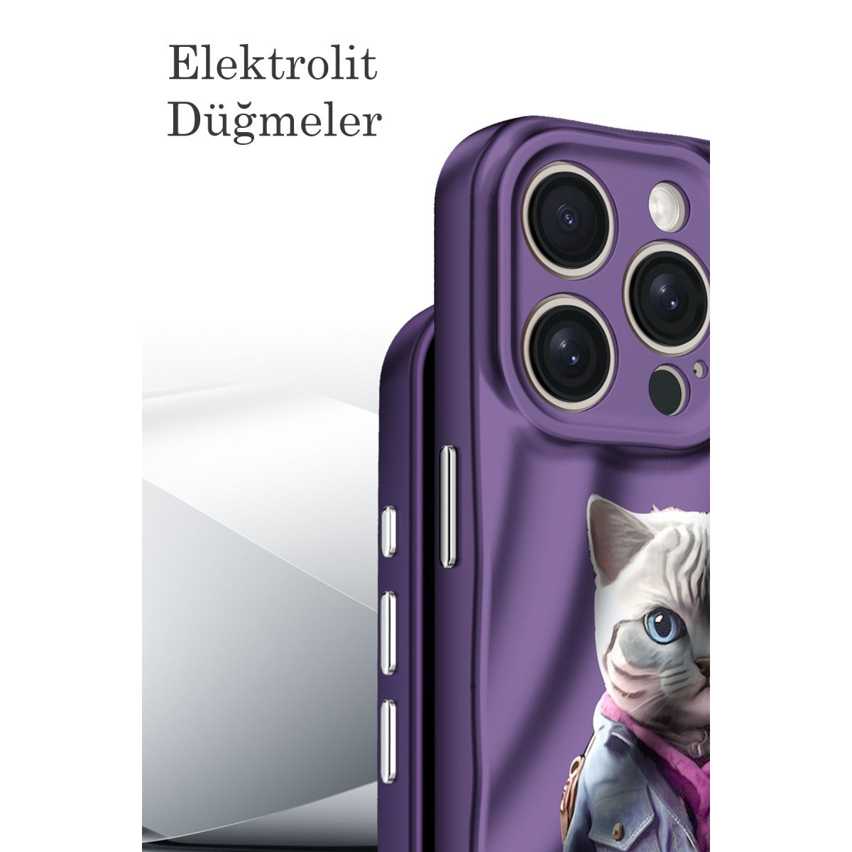 Newface Apple iPhone 14 Pro Max Kılıf Crew Desenli Kapak - Galata Kulesi — görsel 11