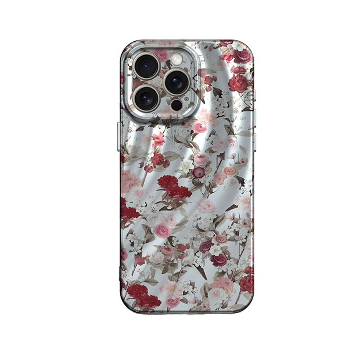 Newface Apple iPhone 14 Pro Max Kılıf Crew Desenli Kapak - Çiçek