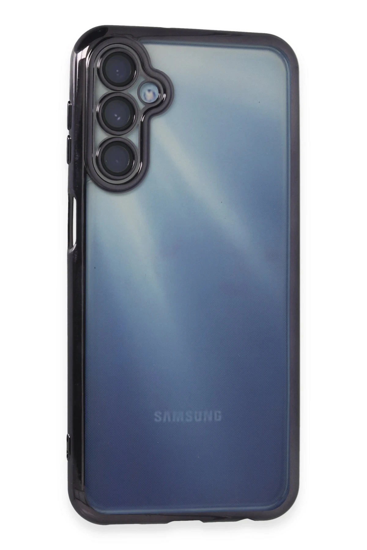 Newface Samsung Galaxy A25 5G Kılıf Razer Lensli Silikon - Mor